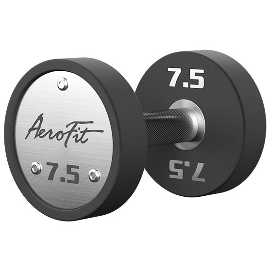 Набор полиуретановых гантелей, 2.5-25 кг, 10 пар, шаг 2.5 кг AeroFit AFPUDB2.5-25